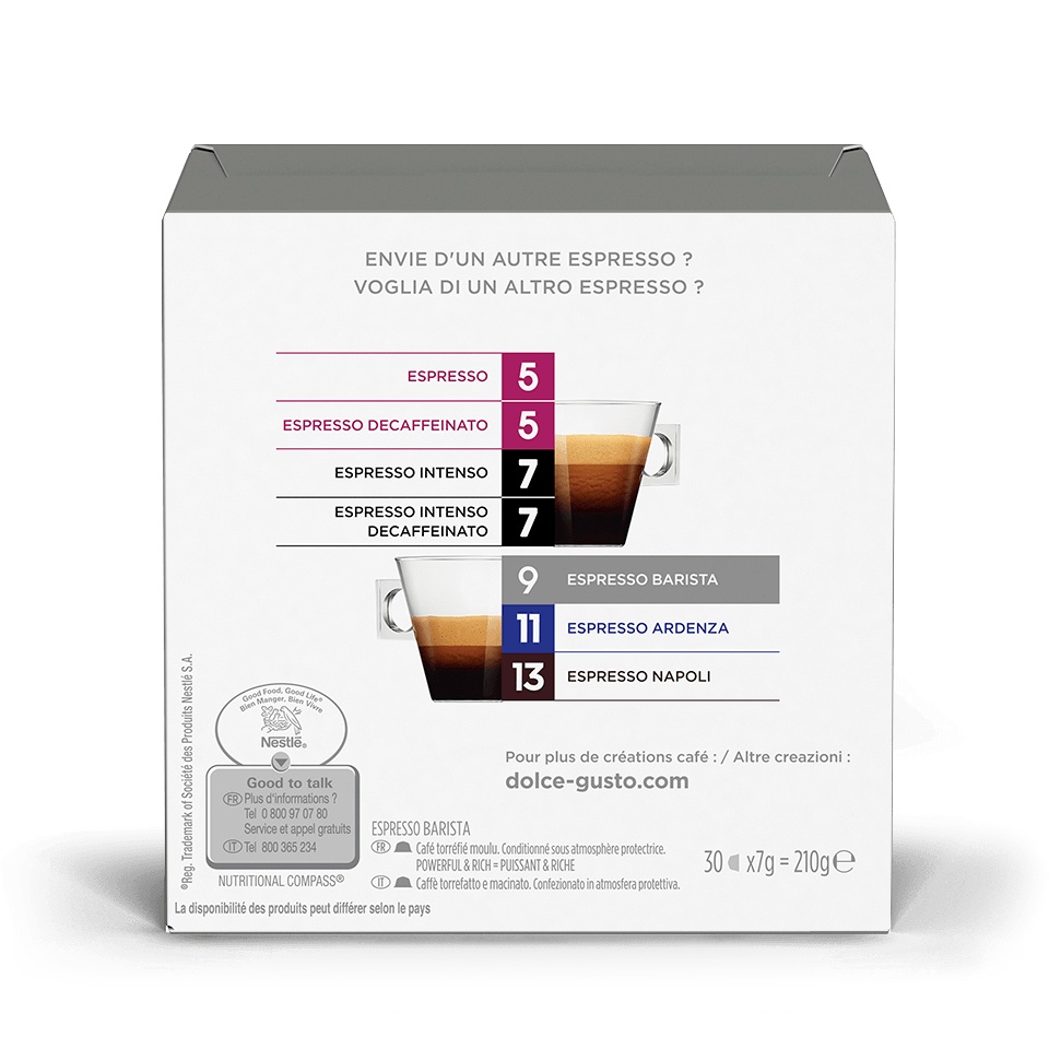 Dolce Gusto Espresso Barista Pods Nescafé Global